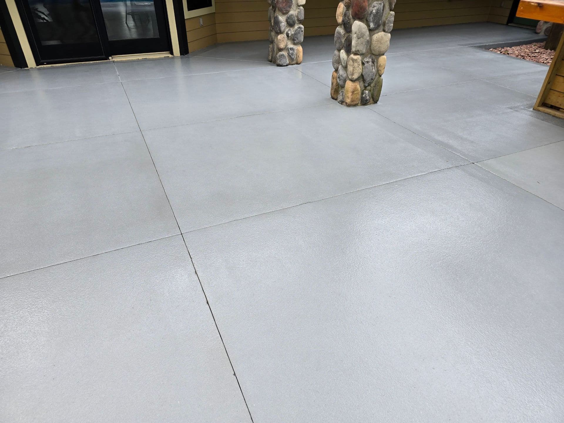 Quart patio flooring